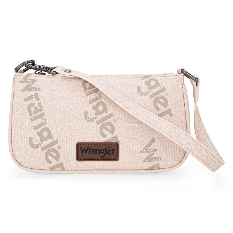 Wrangler Printing Shoulder Bags for Women Cluth Tote Handbag 90s Retro Hobo Purses Top-Handle Underarm Handbag WG113-001BG - Image 3